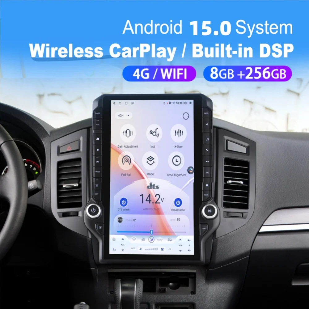 14,5-дюймовая автомобильная магнитола на Android 13 с процессором Qualcomm для Mitsubishi Pajero V80 2007-2020, 2K IPS, беспроводной CarPlay, GPS-навигация, DSP, 4G, Wi-Fi
14,5-дюймовая автомобильная магнитола на Android 13 с процессором Qualcomm для Mitsubishi Pajero V80 2007-2020, 2K IPS, беспроводной CarPlay, GPS-навигация, DSP, 4G, Wi-Fi