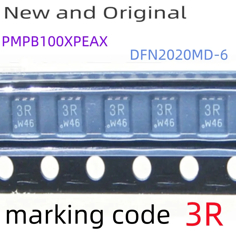 Pmpb100Xpeax 20V 3.2A P-Channel Trench Mosfet Marking Code 3R
Pmpb100Xpeax 20V 3.2A P-Channel Trench Mosfet Marking Code 3R