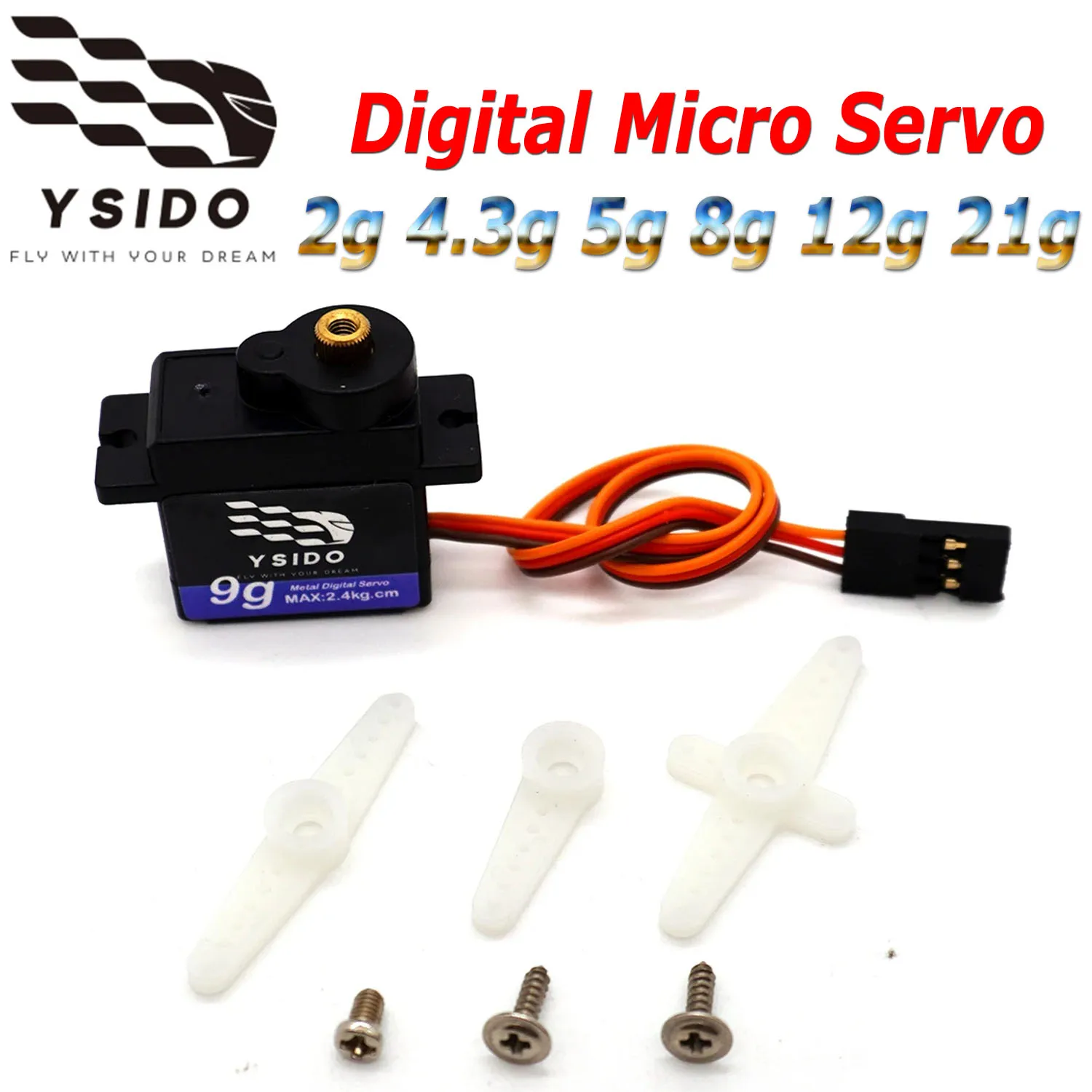 YSIDO 2g 3.7g 4.3g 8g 17g 21g Digital Micro Servo RC Aircraft Drone Mini Car Helicopter Fixed Wing RC Servo Upgrade Model Parts
YSIDO 2g 3.7g 4.3g 8g 17g 21g Digital Micro Servo RC Aircraft Drone Mini Car Helicopter Fixed Wing RC Servo Upgrade Model Parts