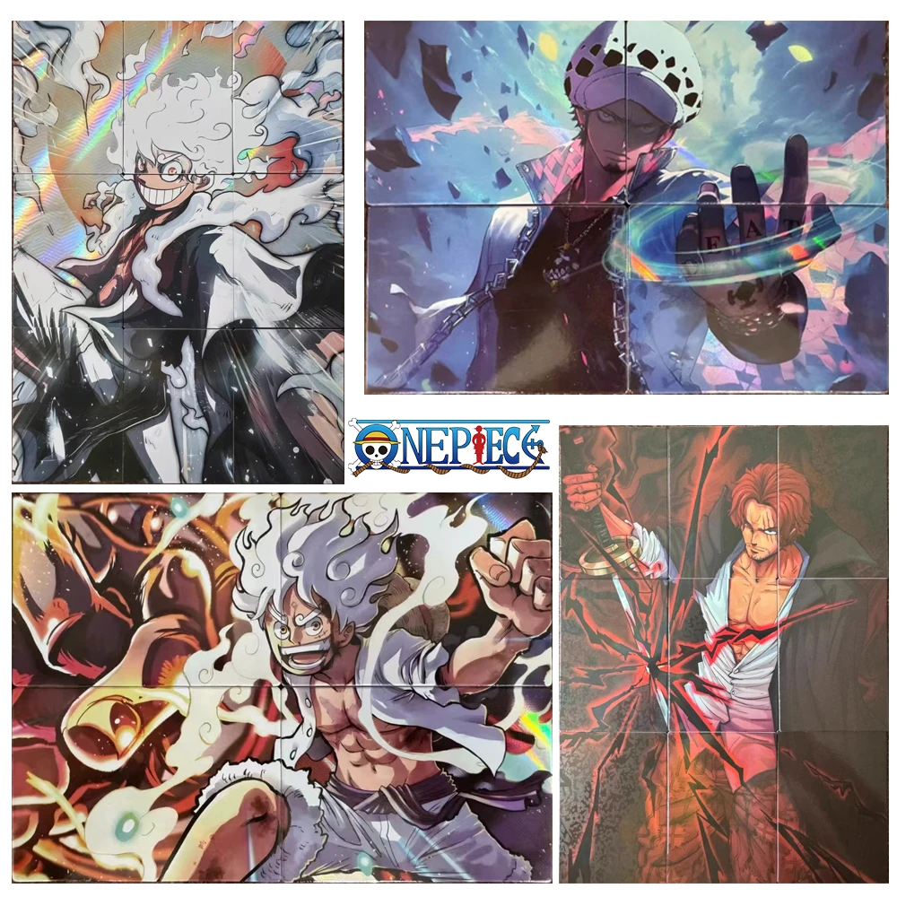 One Piece DIY головоломка Луффи Луо Шанкс перефракрашенные блестящие коллекционные карты для праздничных подарков аниме для мальчиков
One Piece DIY головоломка Луффи Луо Шанкс перефракрашенные блестящие коллекционные карты для праздничных подарков аниме для мальчиков