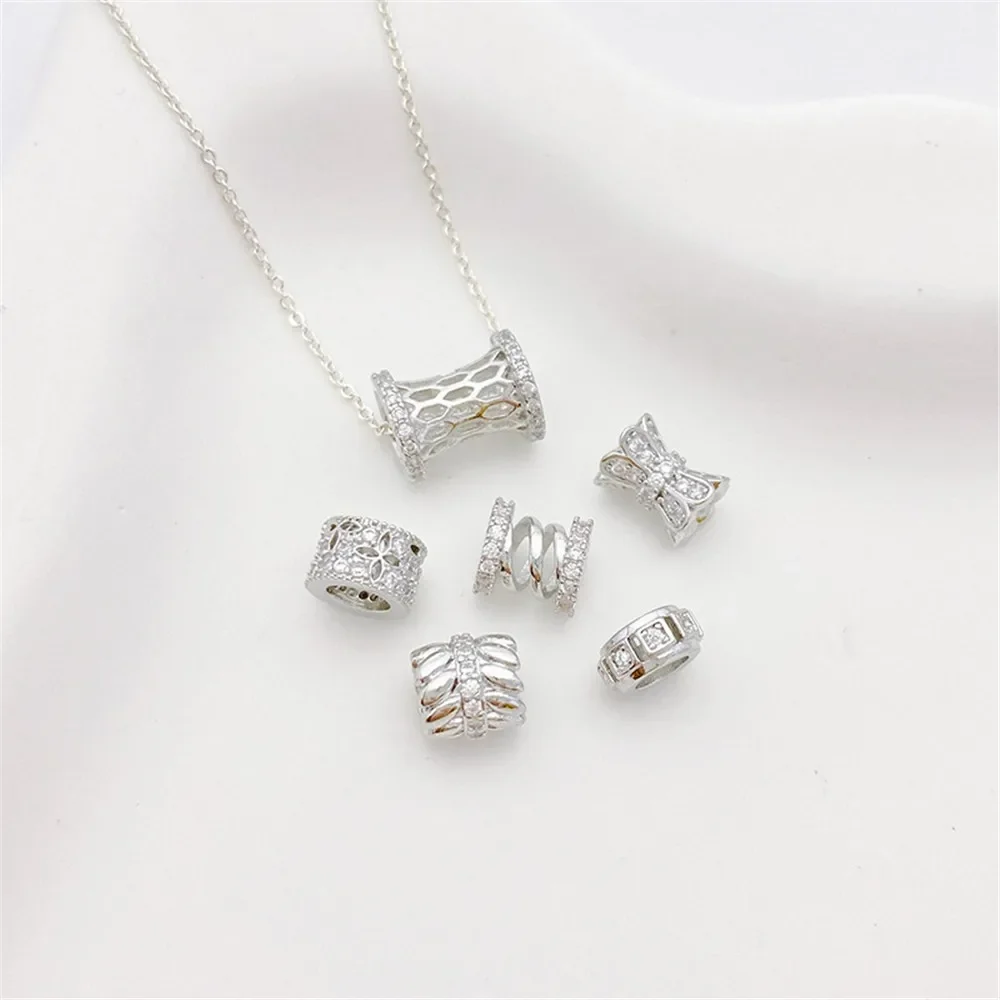 White Gold Crown Honeycomb Flower Basket Passepartout Bead Bucket Bead DIY Beaded Bracelet Necklace Material Accessories
White Gold Crown Honeycomb Flower Basket Passepartout Bead Bucket Bead DIY Beaded Bracelet Necklace Material Accessories