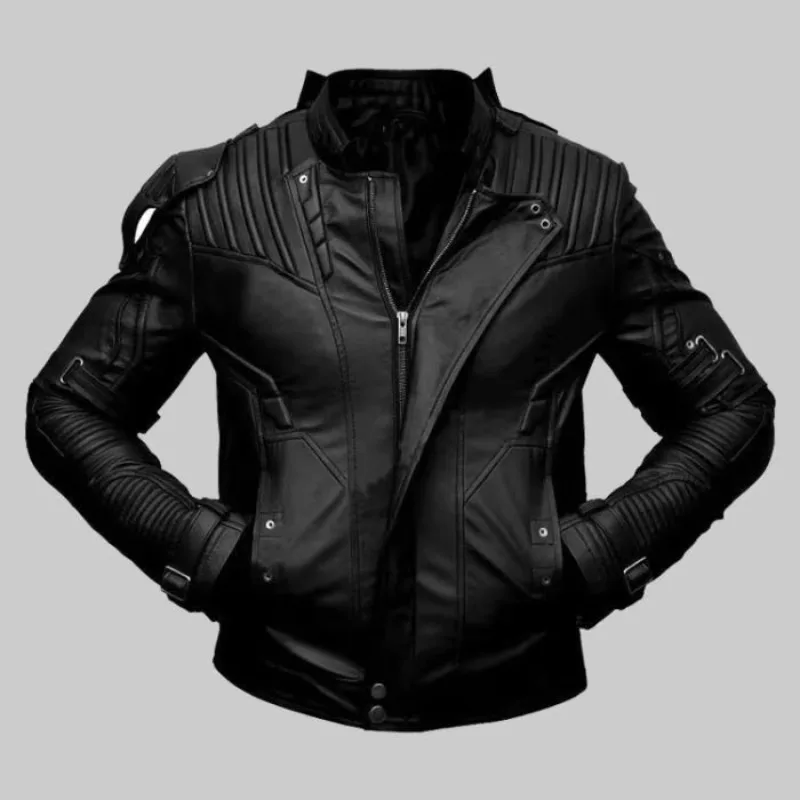 2025 New Style GOG Starlord Black Motorcycle Jacket
2025 New Style GOG Starlord Black Motorcycle Jacket