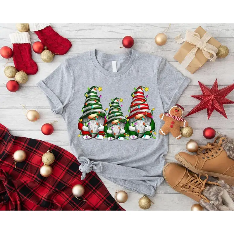 Christmas Gnomes T Shirt Cute Gnomies Lights Family Funny Holiday Merry Happy Xmas
Christmas Gnomes T Shirt Cute Gnomies Lights Family Funny Holiday Merry Happy Xmas