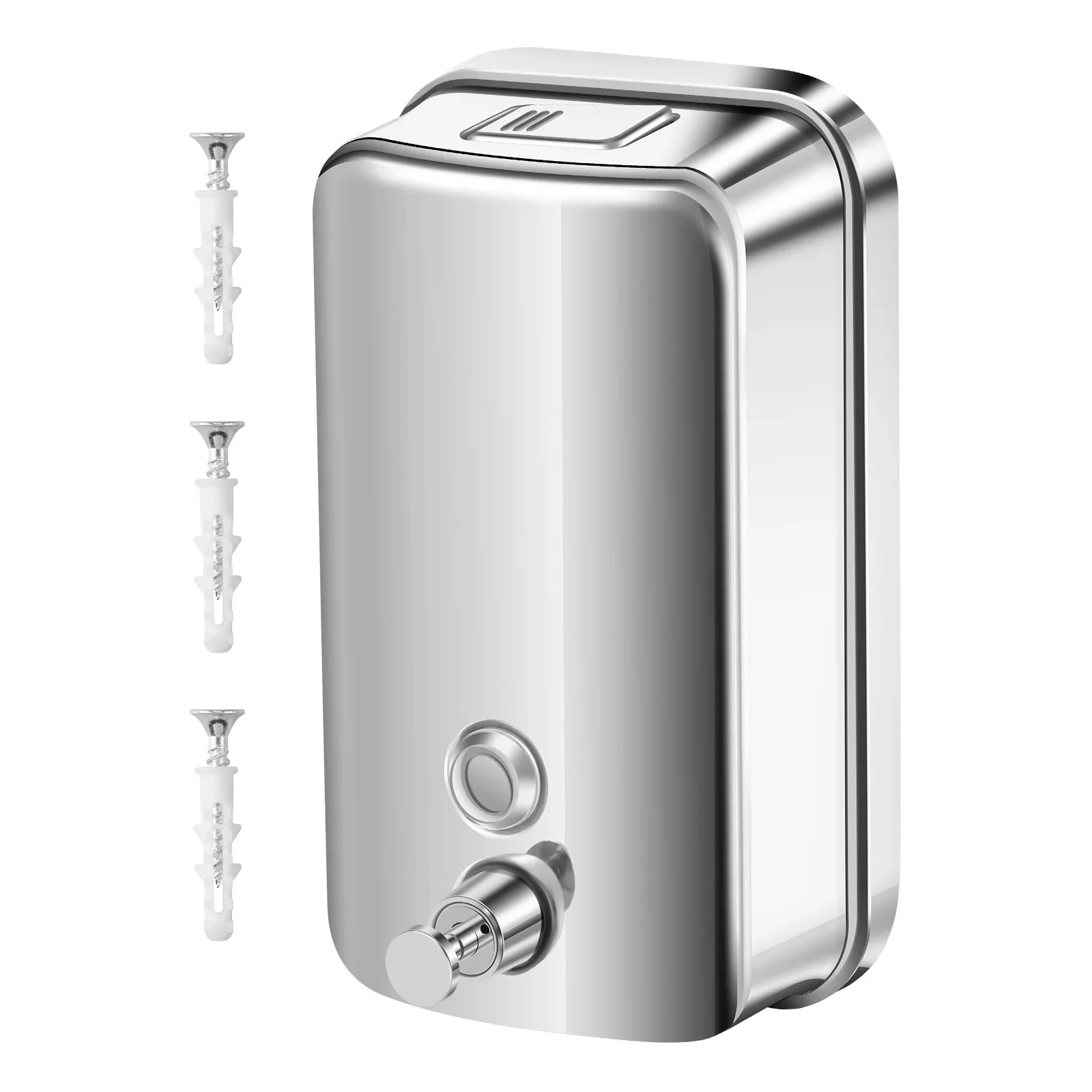 1000ML Soap Dispenser Stainless steel Wall Mount Bathroom Liquid Soap Detergent Shampoo Shower Gel Storage Bottle Toilet Kitchen
1000ML Soap Dispenser Stainless steel Wall Mount Bathroom Liquid Soap Detergent Shampoo Shower Gel Storage Bottle Toilet Kitchen