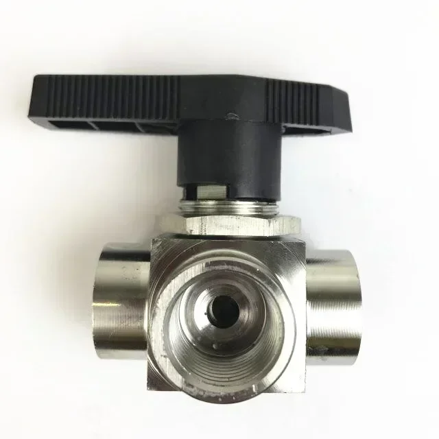 Popular and durable Cross border3way ball valve stainless steel SS welding 3 way ball valve
Popular and durable Cross border3way ball valve stainless steel SS welding 3 way ball valve