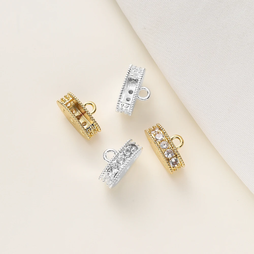 4/6pcs/lot 18K Gold Plated Metal Brass Necklace Connector Clasps for Jewelry Making For DIY Necklace Bracelet Supplies
4/6pcs/lot 18K Gold Plated Metal Brass Necklace Connector Clasps for Jewelry Making For DIY Necklace Bracelet Supplies