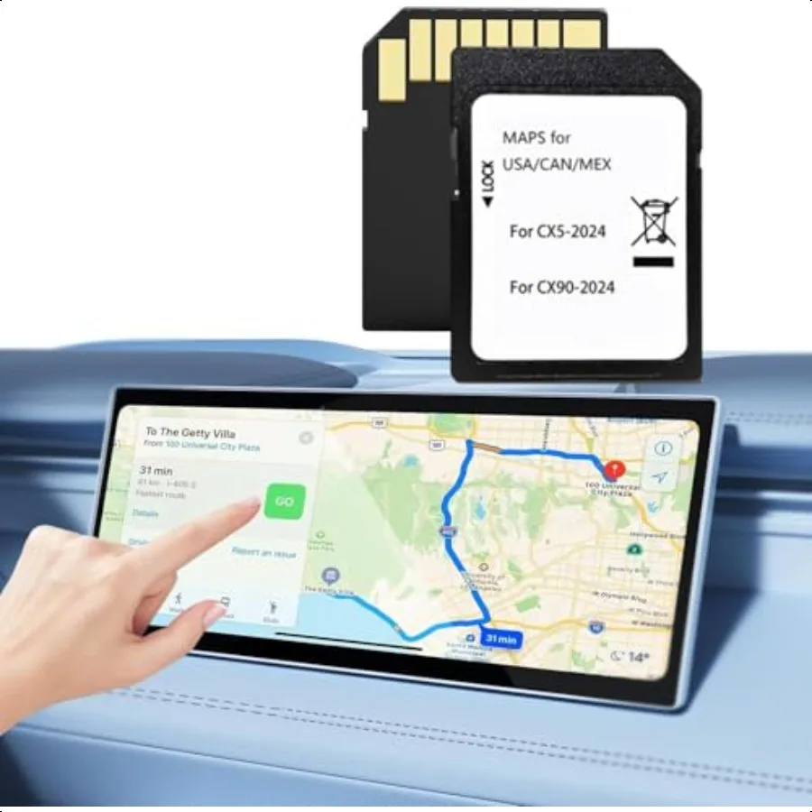 Upgraded KMV6 66 EZ1 Latest Navigation SD Card Compatible with CX5 CX90 Latest GPS Navigation SD Card Map USA CAN MX
Upgraded KMV6 66 EZ1 Latest Navigation SD Card Compatible with CX5 CX90 Latest GPS Navigation SD Card Map USA CAN MX