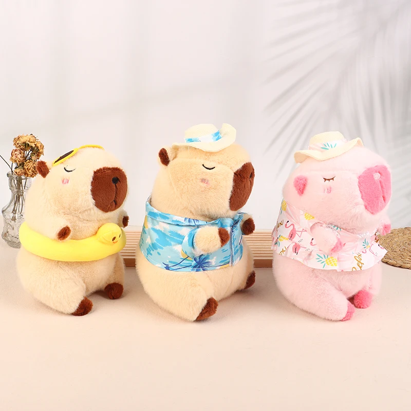 New Capybara Plush Toy Cute Simulation Beachwear Capybara Kawaii Stuffed Animal Capybala Gifts
New Capybara Plush Toy Cute Simulation Beachwear Capybara Kawaii Stuffed Animal Capybala Gifts