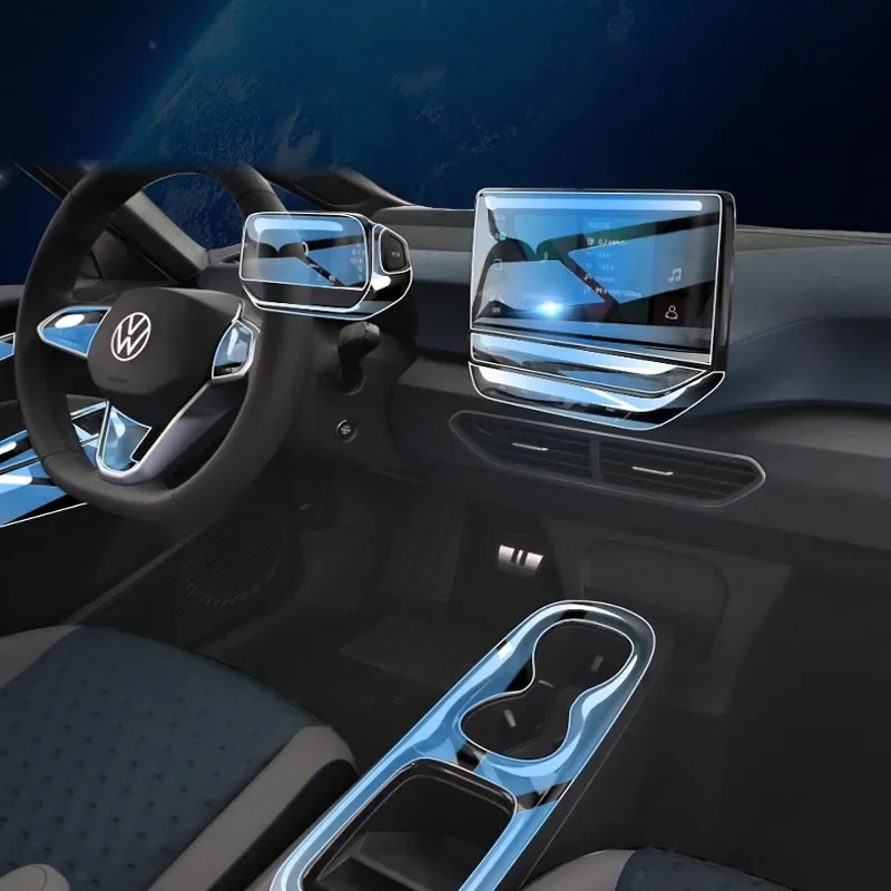 For VOLKSWAGEN ID3 Steering Wheel Panel Navigation Central Control Car Film Interior Accessories TPU Transparent Protector Film
For VOLKSWAGEN ID3 Steering Wheel Panel Navigation Central Control Car Film Interior Accessories TPU Transparent Protector Film