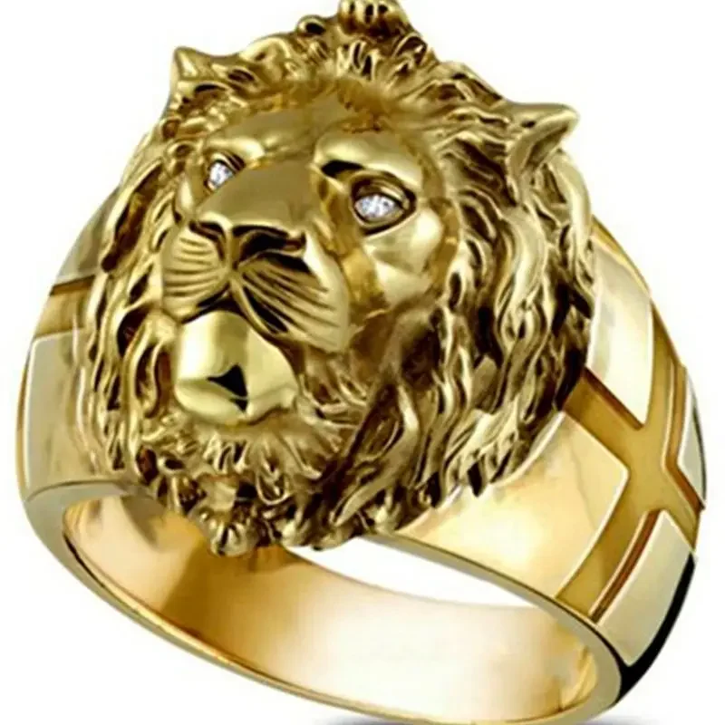 2025 New Golden Personality Charm Lion Head Rings Stainless Steel Party Lion Domineering Men's Ring Golden Ring Unisex Jewelry
2025 New Golden Personality Charm Lion Head Rings Stainless Steel Party Lion Domineering Men's Ring Golden Ring Unisex Jewelry