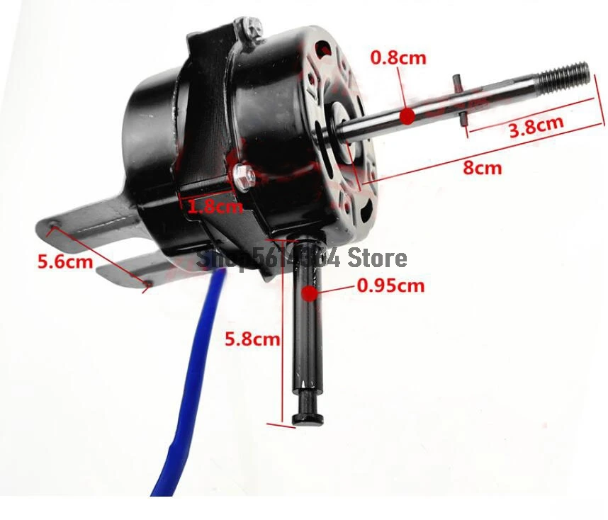 for 16" 400mm Single Phase Exhaust Electric Floor Desk Fan Ventilator Motor 220VAC 60w w Capacitor FS40- FT-40
for 16" 400mm Single Phase Exhaust Electric Floor Desk Fan Ventilator Motor 220VAC 60w w Capacitor FS40- FT-40