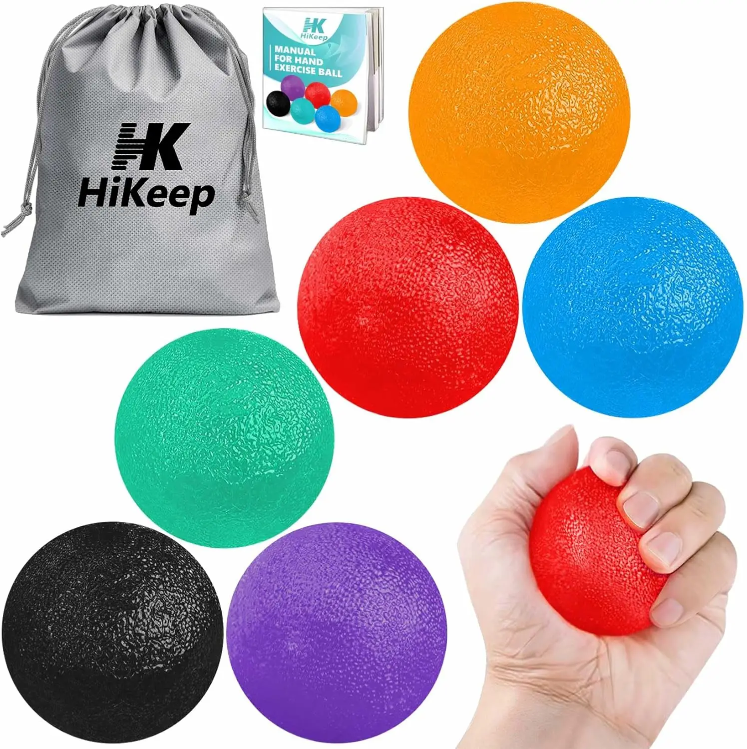 Stress Balls for Adults (6 Pack) - Hand Strengthening Devices, Hand Exercisers for Strength, Exercise Squeeze Squishy Wrist Ball, Physical Therapy Exerciser, Grip Strength Trainer
Stress Balls for Adults (6 Pack) - Hand Strengthening Devices, Hand Exercisers for Strength, Exercise Squeeze Squishy Wrist Ball, Physical Therapy Exerciser, Grip Strength Trainer