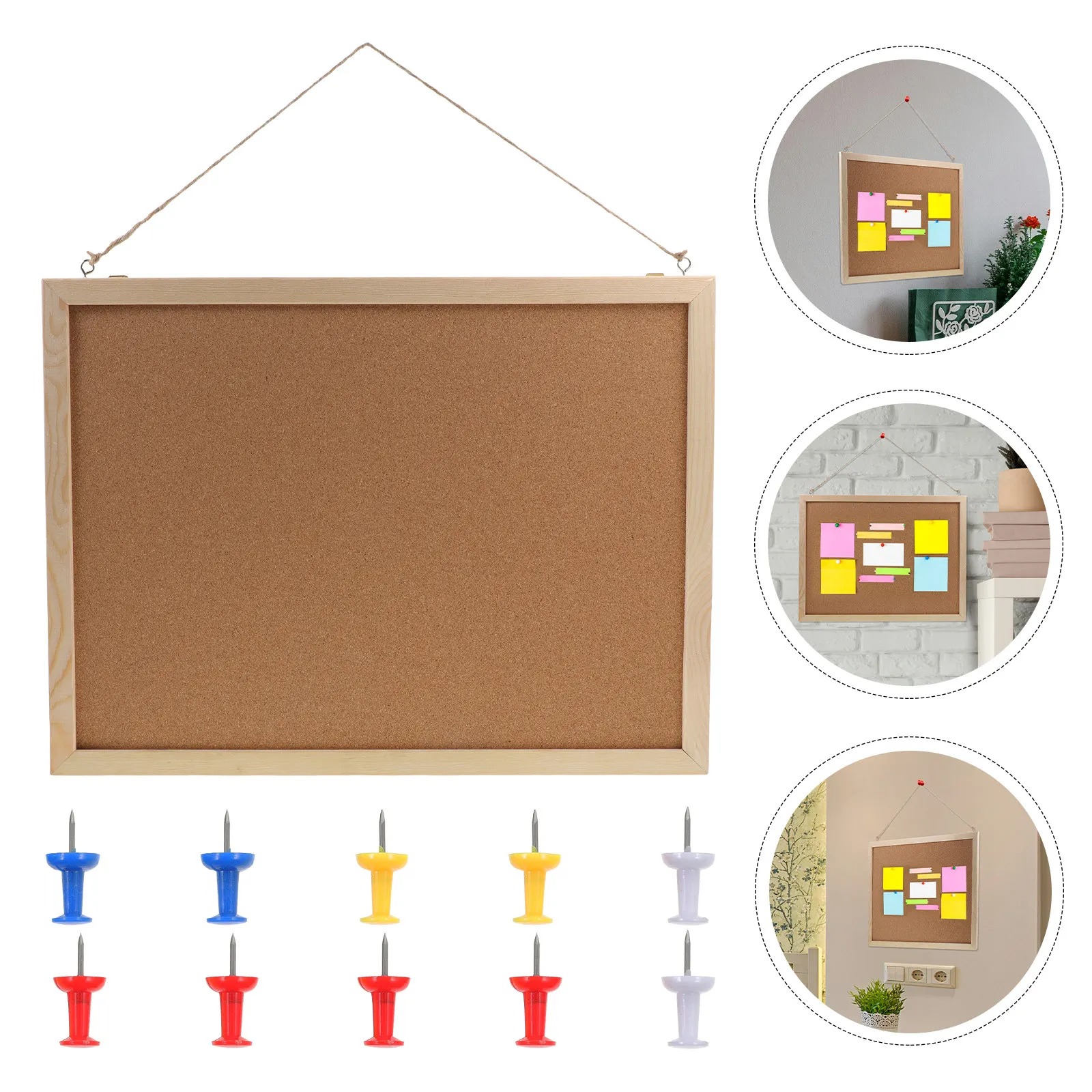 1Set Double-Sided Cork Bulletin Board for Walls Home Office Use Space Saving Wood Material Multi Functional Pinboard Memo Photo
1Set Double-Sided Cork Bulletin Board for Walls Home Office Use Space Saving Wood Material Multi Functional Pinboard Memo Photo