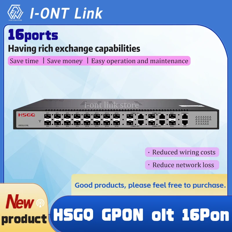 HSGQ GPON OLT 16port HSGQ-G16L 2*10GE SFP hsgq Gpon Epon 10G OLT Gpon Epon Compatible ONU
HSGQ GPON OLT 16port HSGQ-G16L 2*10GE SFP hsgq Gpon Epon 10G OLT Gpon Epon Compatible ONU