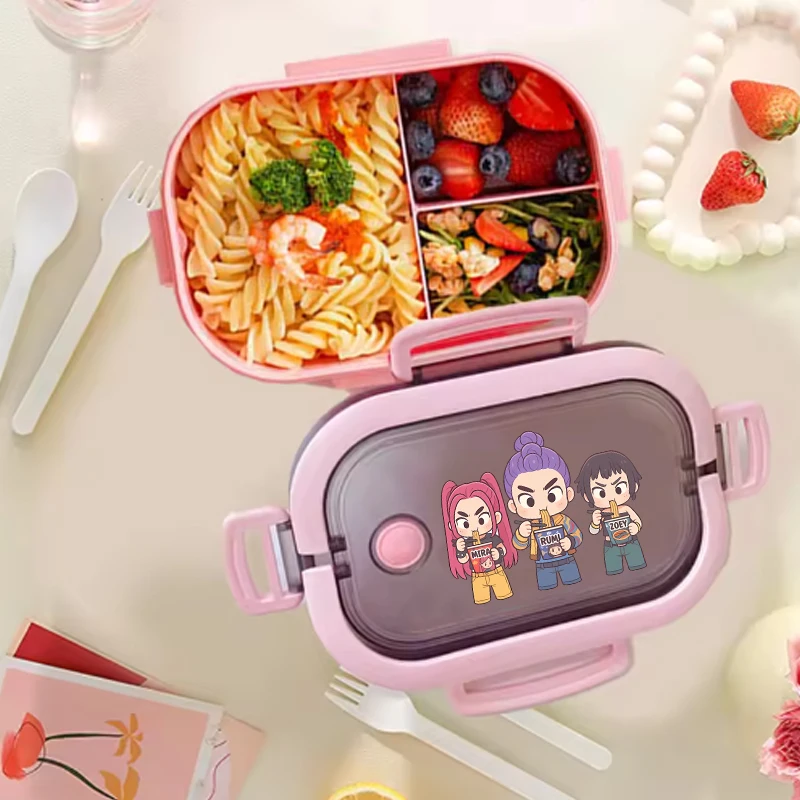 KPop Demons Hunterss Lunch Box Cartoon Cartoon Figure Lunch Case Student Office Workers Large Capacity Sealed Bento Boxes Gifts
KPop Demons Hunterss Lunch Box Cartoon Cartoon Figure Lunch Case Student Office Workers Large Capacity Sealed Bento Boxes Gifts