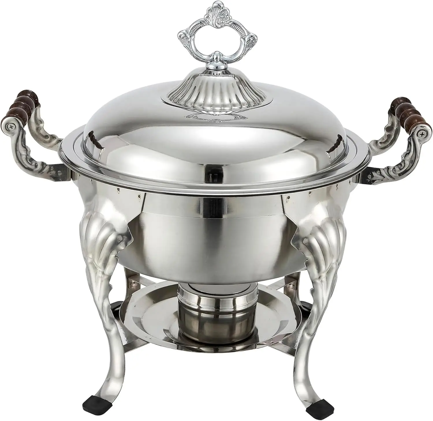 Round Crown Chafer, 6-Quart, Stainless Steel
Round Crown Chafer, 6-Quart, Stainless Steel