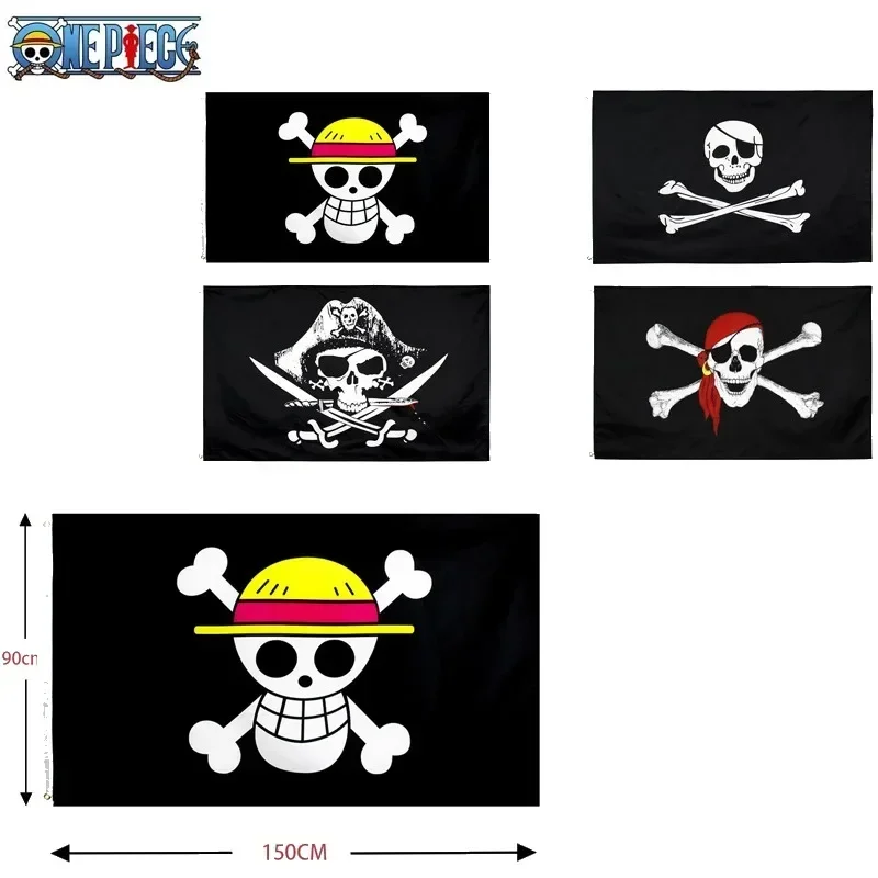 Флаг пиратов One Piece с черепами, декор для дома и спальни, настенный баннер-картина, флаг пиратов с соломенной шляпой Луффи, игрушки для детей, подарок
Флаг пиратов One Piece с черепами, декор для дома и спальни, настенный баннер-картина, флаг пиратов с соломенной шляпой Луффи, игрушки для детей, подарок