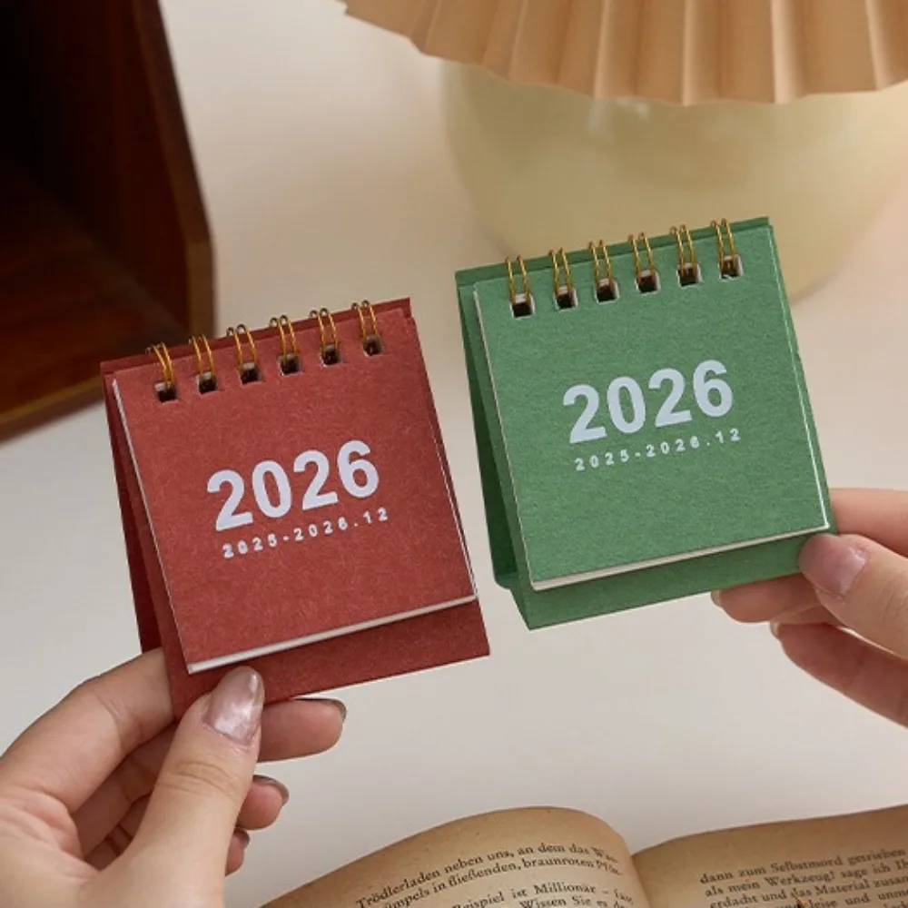 2026 Simple Style English Mini Desk Calendar Desktop Display Portable Calendar Desktop Decoration Handmade Diary 2025-2026
2026 Simple Style English Mini Desk Calendar Desktop Display Portable Calendar Desktop Decoration Handmade Diary 2025-2026