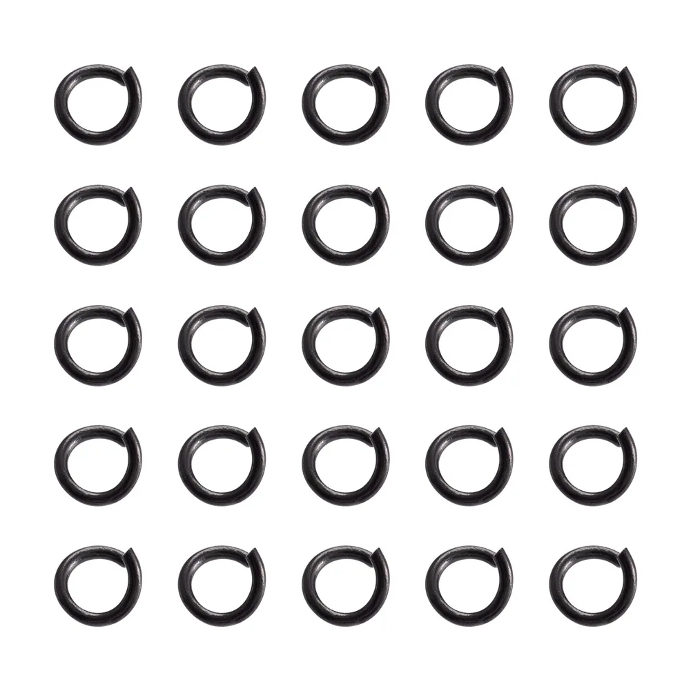 Craftdady 4/5/6/7/8mm Black Open Jump Rings Stainless Steel Tiny O Ring Connectors 0.6-1.2mm Thick for Jewelry Making 200-500Pcs
Craftdady 4/5/6/7/8mm Black Open Jump Rings Stainless Steel Tiny O Ring Connectors 0.6-1.2mm Thick for Jewelry Making 200-500Pcs