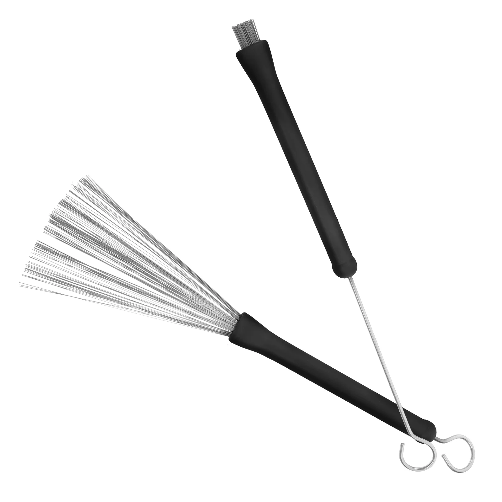 2Pcs Steel Wire Retractable Drum Brushes Sticks Rubber Ends Loop Handle Full Length 320mm Low Volume Drum Playing
2Pcs Steel Wire Retractable Drum Brushes Sticks Rubber Ends Loop Handle Full Length 320mm Low Volume Drum Playing