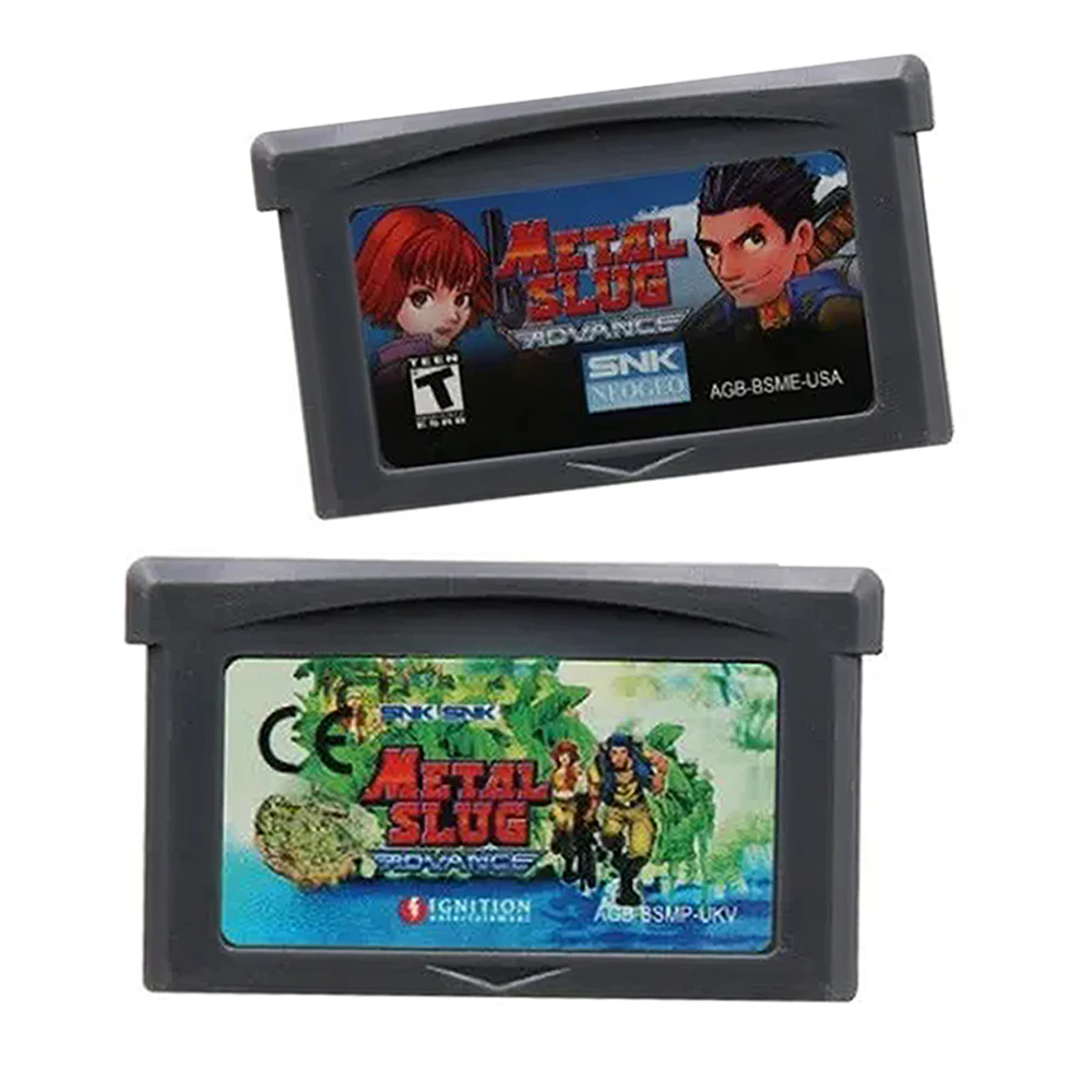 GBA UMetal Slug Game Cartridge Series 32 Bit Video Game Console Card Metal Slug Of Memories For GBA ND
GBA UMetal Slug Game Cartridge Series 32 Bit Video Game Console Card Metal Slug Of Memories For GBA ND