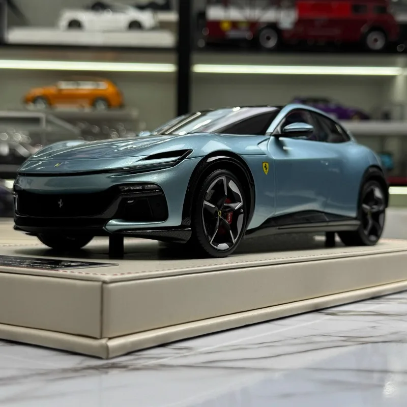 Stock 1:18 Purosangue V12 FUV die-cast resin car model, boys' toys, children's festival gifts, adult decorations.
Stock 1:18 Purosangue V12 FUV die-cast resin car model, boys' toys, children's festival gifts, adult decorations.