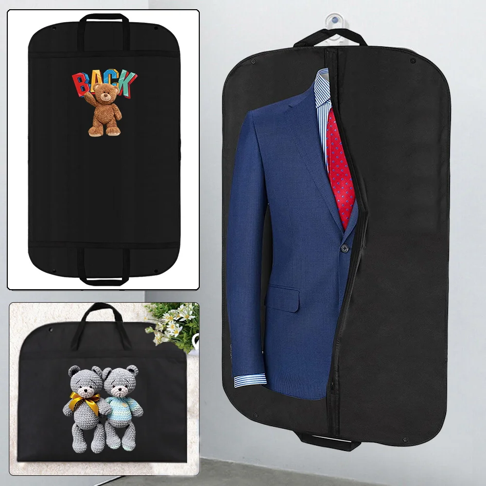 Dustproof Clothing Covers Western Suit Dust Cover Bear Printing Coat Storage Bag Protector Hanging Garment Bags Closet Organizer
Dustproof Clothing Covers Western Suit Dust Cover Bear Printing Coat Storage Bag Protector Hanging Garment Bags Closet Organizer