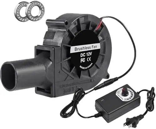 Вентилятор для барбекю ALMOCN 97 мм, 12 В с регулятором скорости для кемпинга, камина, дровяной печи - 110 В/240 В
Вентилятор для барбекю ALMOCN 97 мм, 12 В с регулятором скорости для кемпинга, камина, дровяной печи - 110 В/240 В