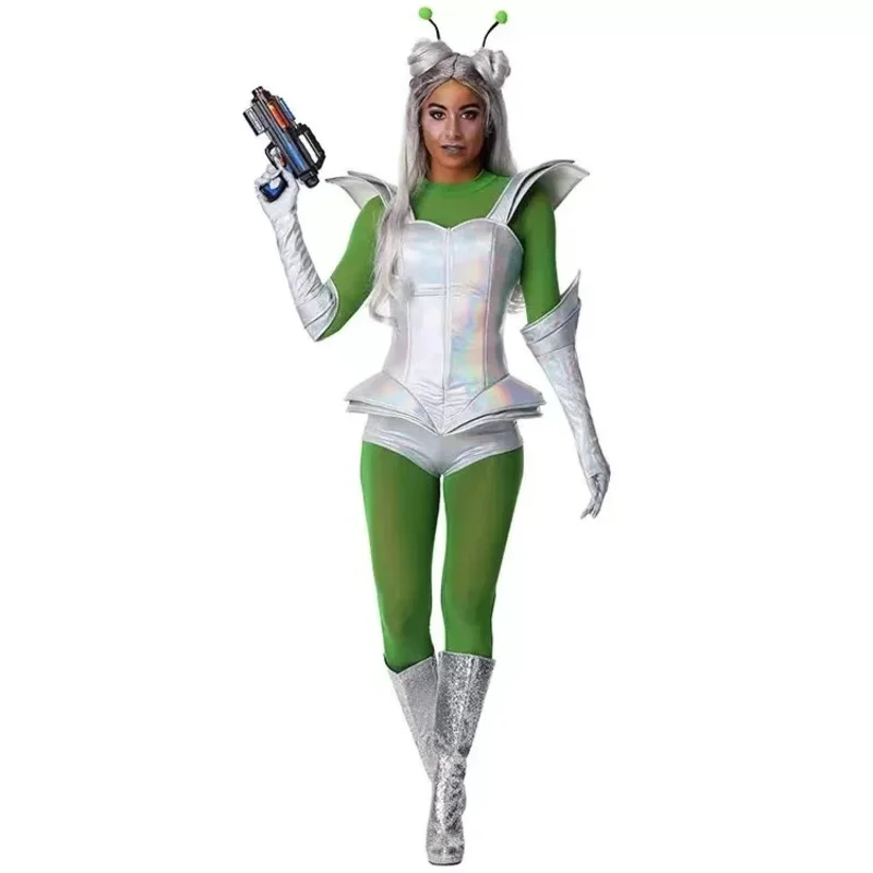 COS Halloween Party Stage Performance Adult Female Alien Baby UFO Alien Costume
COS Halloween Party Stage Performance Adult Female Alien Baby UFO Alien Costume