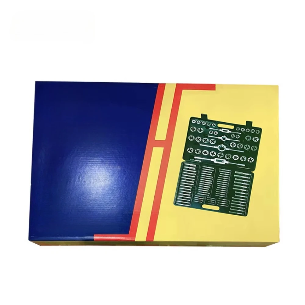 110 Pcs Metric and Inch Tap and Die Set Alloy Steel Threading Set for Bolt Repair and Metalworking Maintenance with Storage Box
110 Pcs Metric and Inch Tap and Die Set Alloy Steel Threading Set for Bolt Repair and Metalworking Maintenance with Storage Box