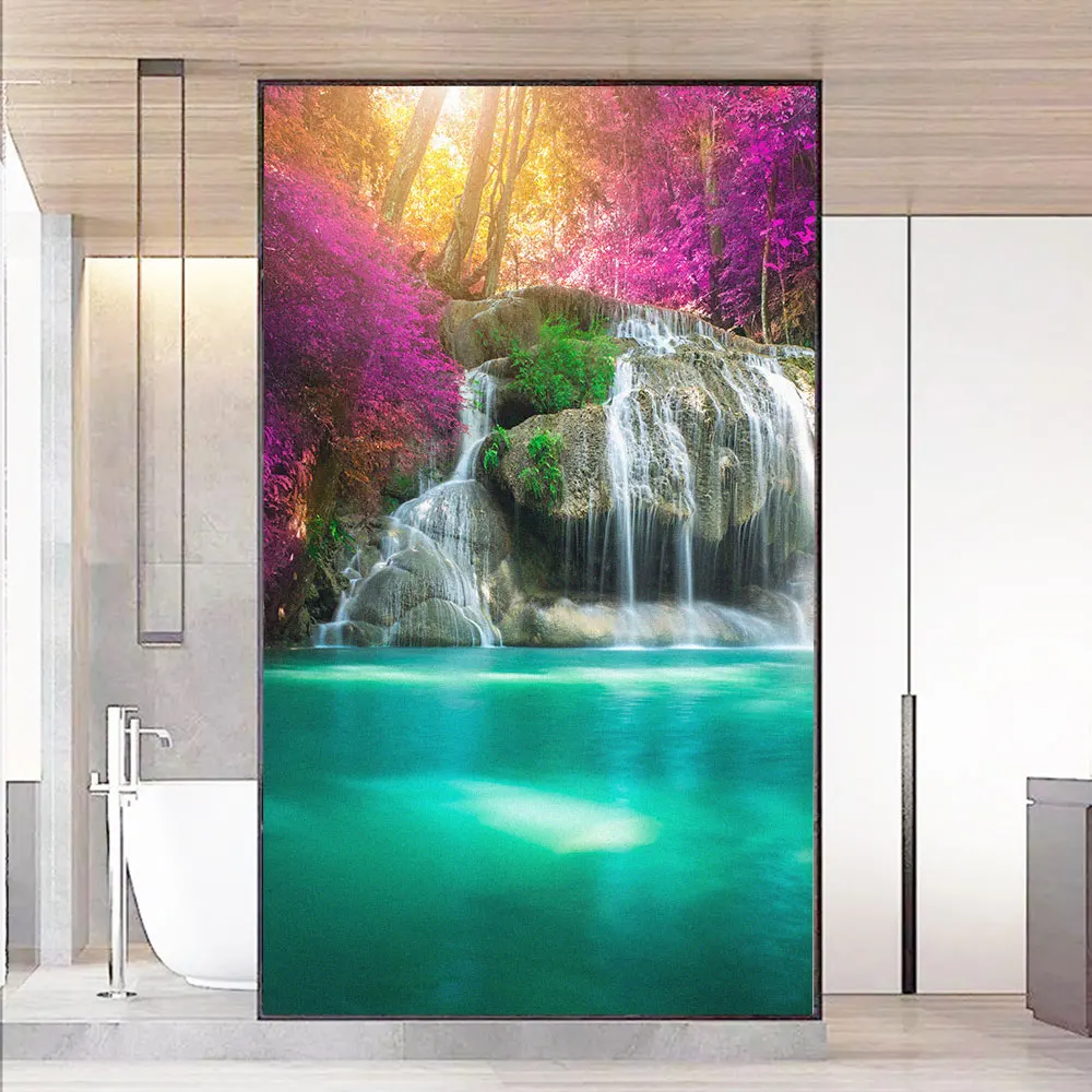 Waterfall Scenery Glass Window Film Frosted Privacy Glass Decal Decorative Sun Blocking Cling No Glue Bathroom Door Stickers
Waterfall Scenery Glass Window Film Frosted Privacy Glass Decal Decorative Sun Blocking Cling No Glue Bathroom Door Stickers