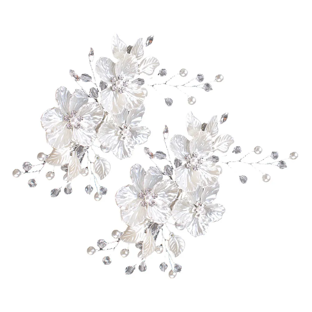 2 шт. заколки для волос с жемчугом и цветами, хрустальные свадебные заколки, аксессуары для невесты, подружек невесты, вечеринок, выпускных вечеров
2 шт. заколки для волос с жемчугом и цветами, хрустальные свадебные заколки, аксессуары для невесты, подружек невесты, вечеринок, выпускных вечеров