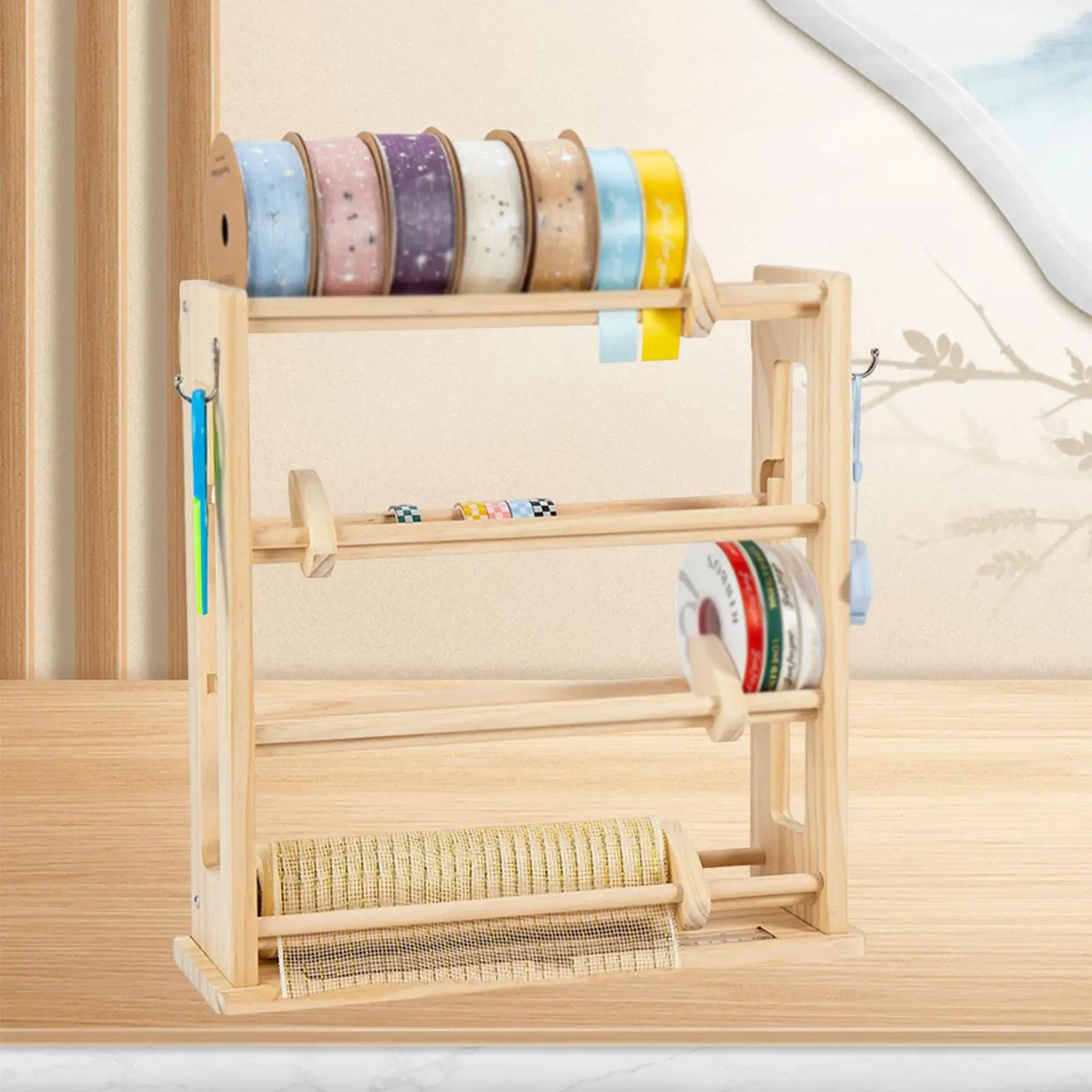 Ribbon Organizer Ribbons Rack Display Stand Durability Multifunctional Multi Layers Ribbon Storage Rack Ribbons Spool Holder
Ribbon Organizer Ribbons Rack Display Stand Durability Multifunctional Multi Layers Ribbon Storage Rack Ribbons Spool Holder