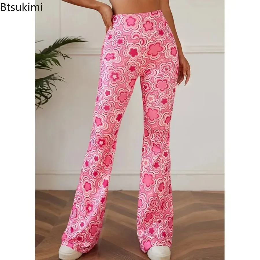 Fashion Vintage Print Long Pants for Women High Waist Bodycon Flare Pants Daily Casual Versatile Trousers Women Home Yoga Pants
Fashion Vintage Print Long Pants for Women High Waist Bodycon Flare Pants Daily Casual Versatile Trousers Women Home Yoga Pants