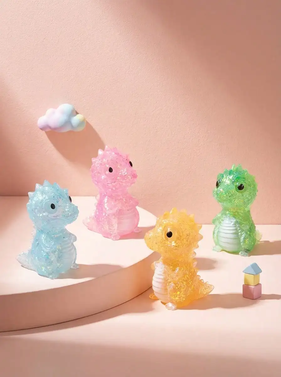 1pc Shiny Crystal Dinosaur Squishy Toy, Soft Slow Rebound, Stress Relief Squeeze Toy, Taba Squishy, Travel Portable Fidget Toy
1pc Shiny Crystal Dinosaur Squishy Toy, Soft Slow Rebound, Stress Relief Squeeze Toy, Taba Squishy, Travel Portable Fidget Toy