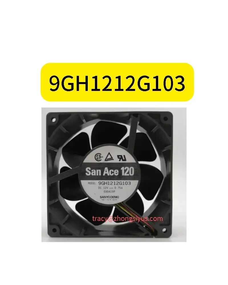 New 9GH1212G103 12038 12V 0.75A 12cm cooling fan
New 9GH1212G103 12038 12V 0.75A 12cm cooling fan