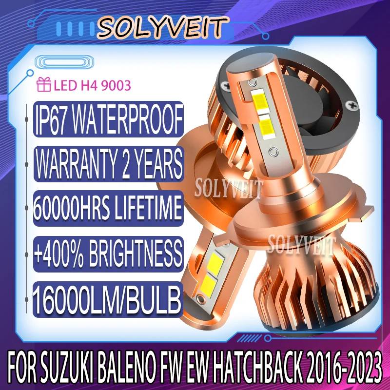 Longer Life H4 Durable & Strong High Low Beam Headlight Bulb For SUZUKI BALENO FW EW Hatchback 2016 2017 2018 2019 2020-2023
Longer Life H4 Durable & Strong High Low Beam Headlight Bulb For SUZUKI BALENO FW EW Hatchback 2016 2017 2018 2019 2020-2023