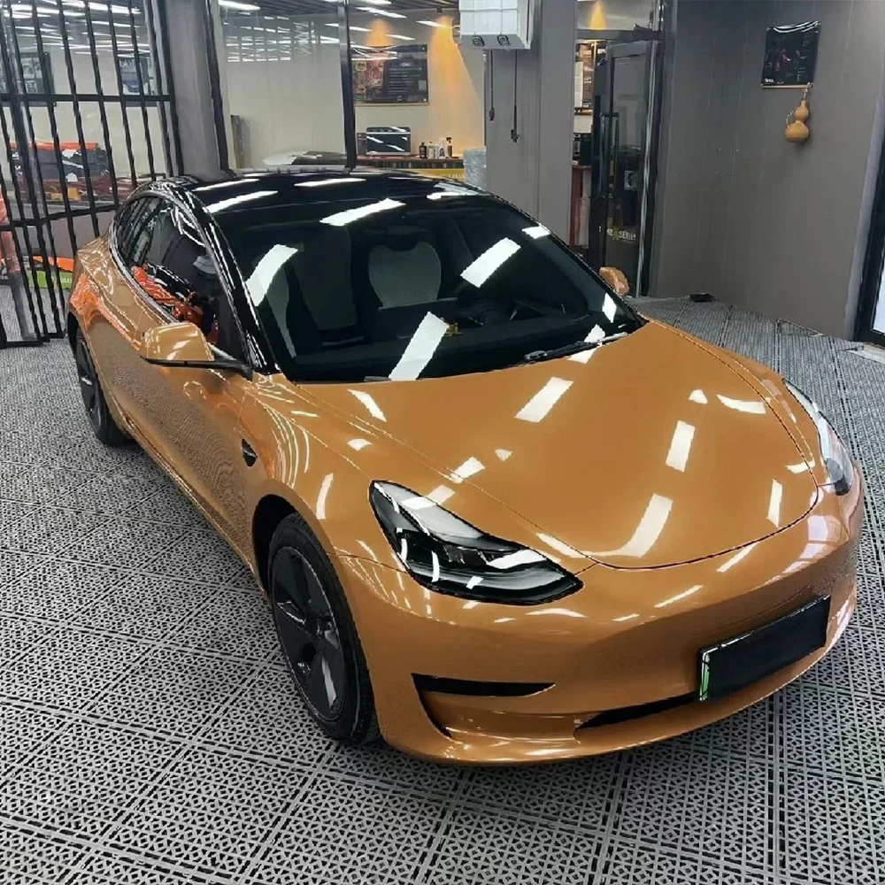 Platinum Carame Brown Car Sticker Wrap Vinyl Film Color Change PET Bubble Free Film PVC Decal Car Accessories Interior Exterior
Platinum Carame Brown Car Sticker Wrap Vinyl Film Color Change PET Bubble Free Film PVC Decal Car Accessories Interior Exterior