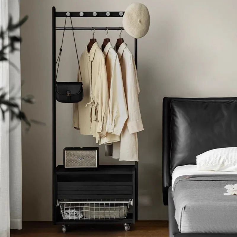 Bedroom Black Clothes Rack Wood Closet Wheels Entrance Hallway Clothes Stand Nordic Modern Burro Ropa Perchero Home Eccessories
Bedroom Black Clothes Rack Wood Closet Wheels Entrance Hallway Clothes Stand Nordic Modern Burro Ropa Perchero Home Eccessories