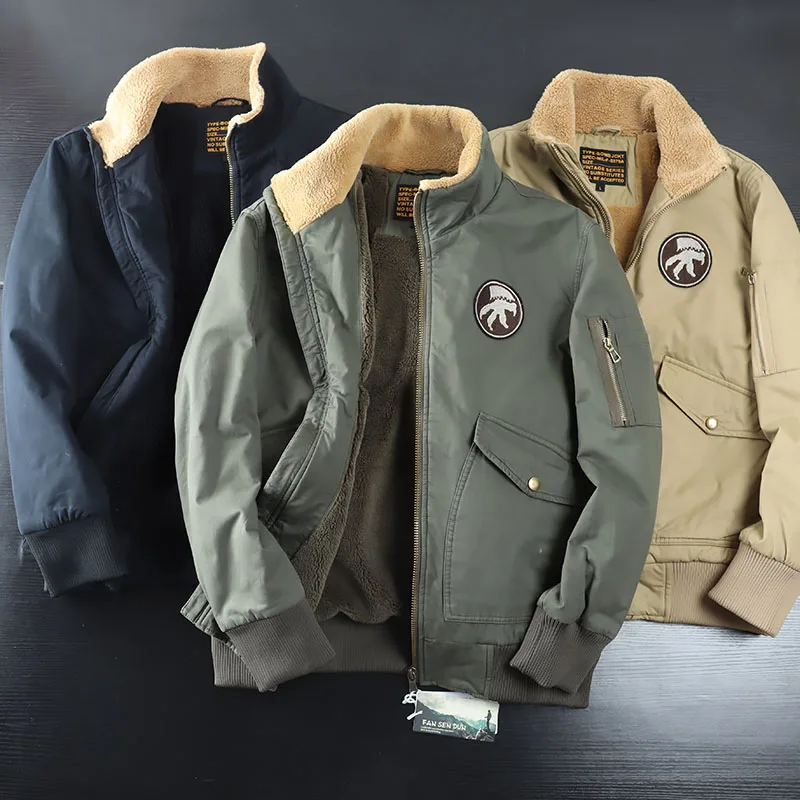 Мужская хлопковая куртка в стиле ретро, рабочая одежда на подкладке, летная куртка, верхняя одежда, модное зимнее пальто, молодежное пальто-стойка
Мужская хлопковая куртка в стиле ретро, рабочая одежда на подкладке, летная куртка, верхняя одежда, модное зимнее пальто, молодежное пальто-стойка