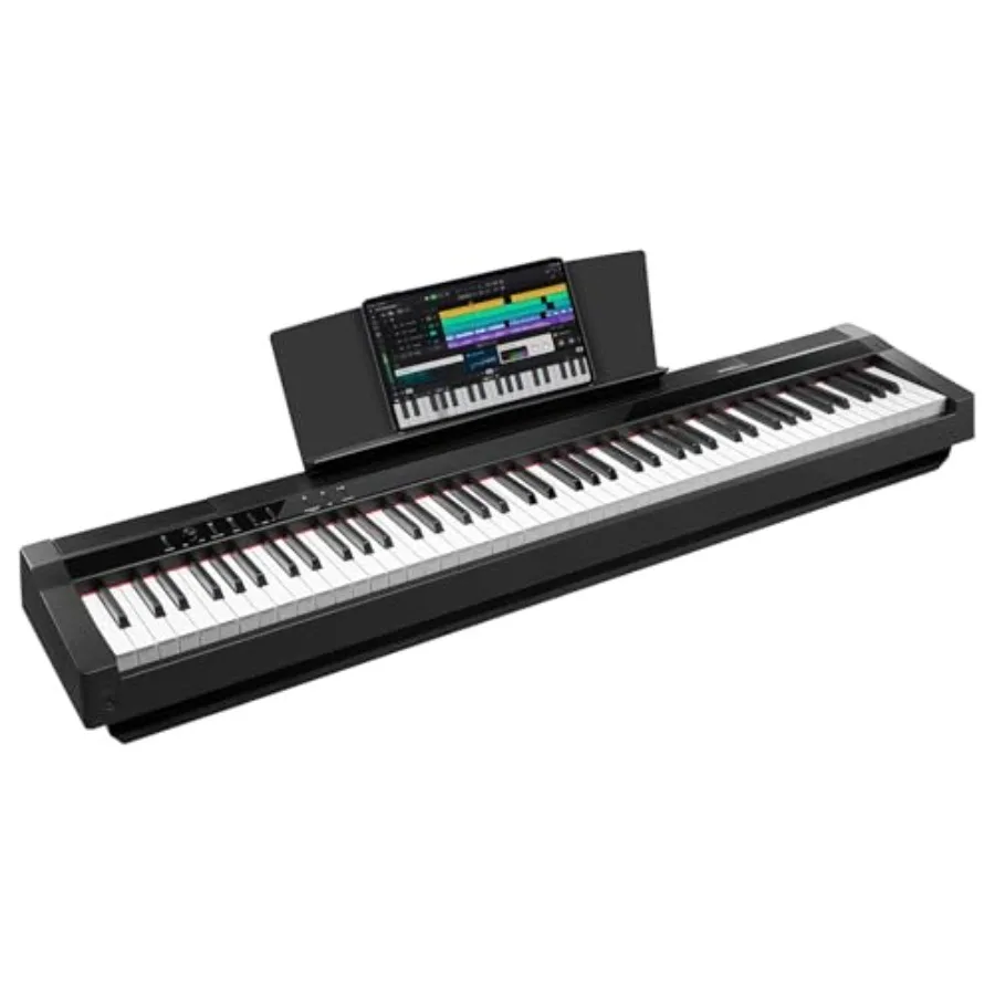 Digital Piano 88 Key Full Size Weighted Keyboard Hammer-Action Portable Electric Piano for Beginner Adults Black with Sustain P
Digital Piano 88 Key Full Size Weighted Keyboard Hammer-Action Portable Electric Piano for Beginner Adults Black with Sustain P