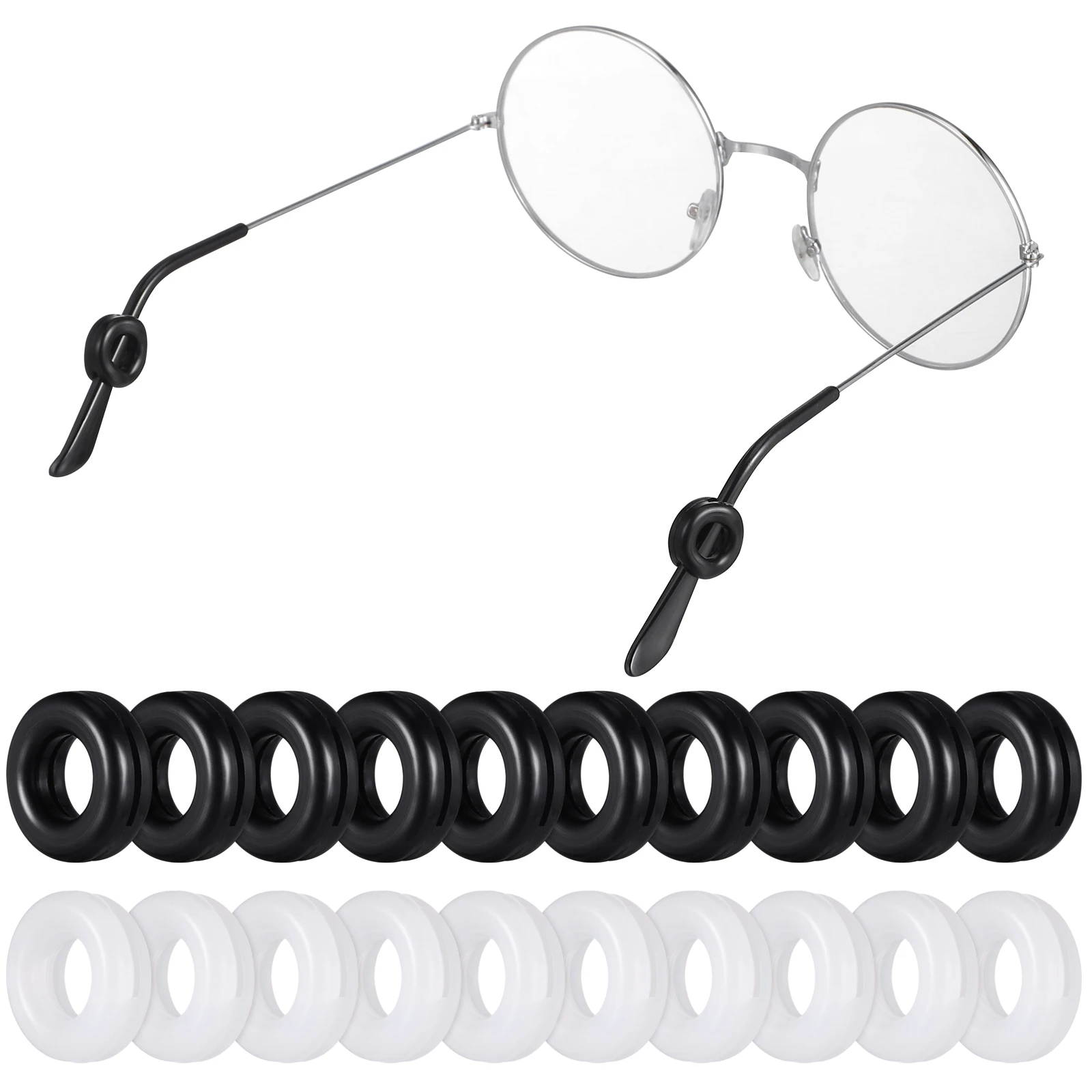 Anti-Slip Ring Eyeglasses Retainers Soft Silicone Comfortable Fits Most Glasses Reading Sunglasses Long Use
Anti-Slip Ring Eyeglasses Retainers Soft Silicone Comfortable Fits Most Glasses Reading Sunglasses Long Use