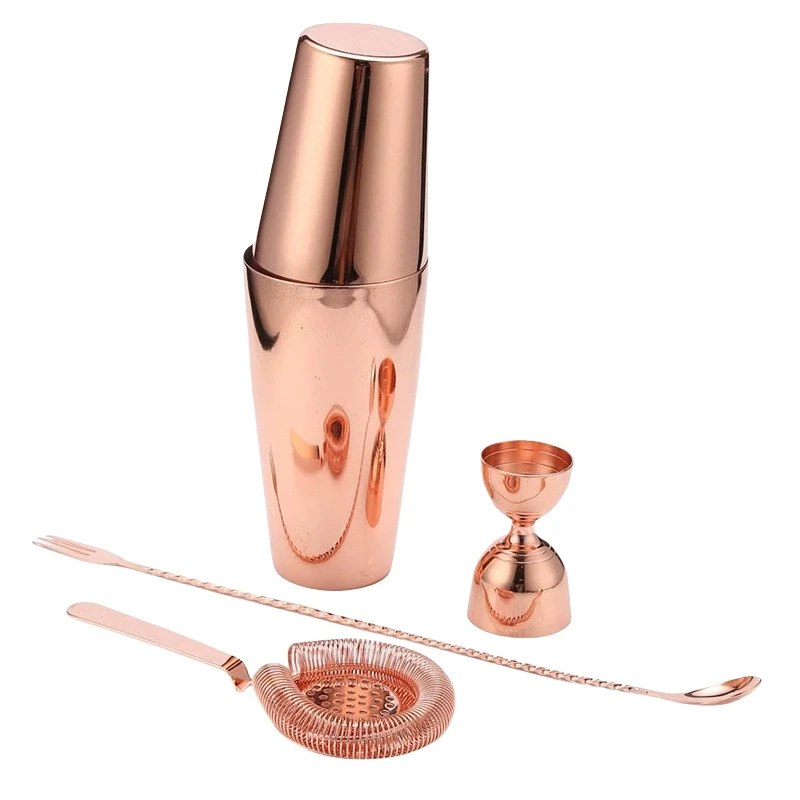 Cocktail Shaker Bar Set Stainless Steel 4 PCS Copper Plated Cocktail Shaker Mixer Drink Bartender browserKit Bars Set Tools
Cocktail Shaker Bar Set Stainless Steel 4 PCS Copper Plated Cocktail Shaker Mixer Drink Bartender browserKit Bars Set Tools