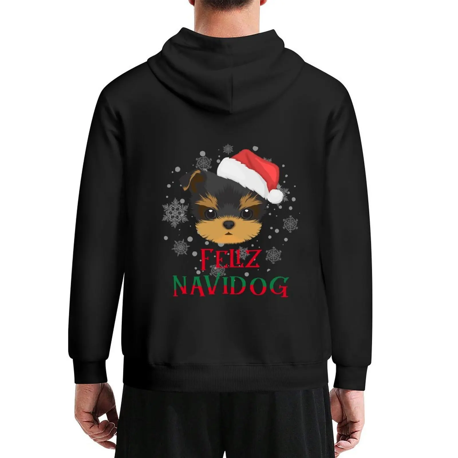 Yorkshire Terrier Christmas Dog Feliz Navidog Hoodie blouse autumn jacket men clothes for men men's oversize hoodie
Yorkshire Terrier Christmas Dog Feliz Navidog Hoodie blouse autumn jacket men clothes for men men's oversize hoodie