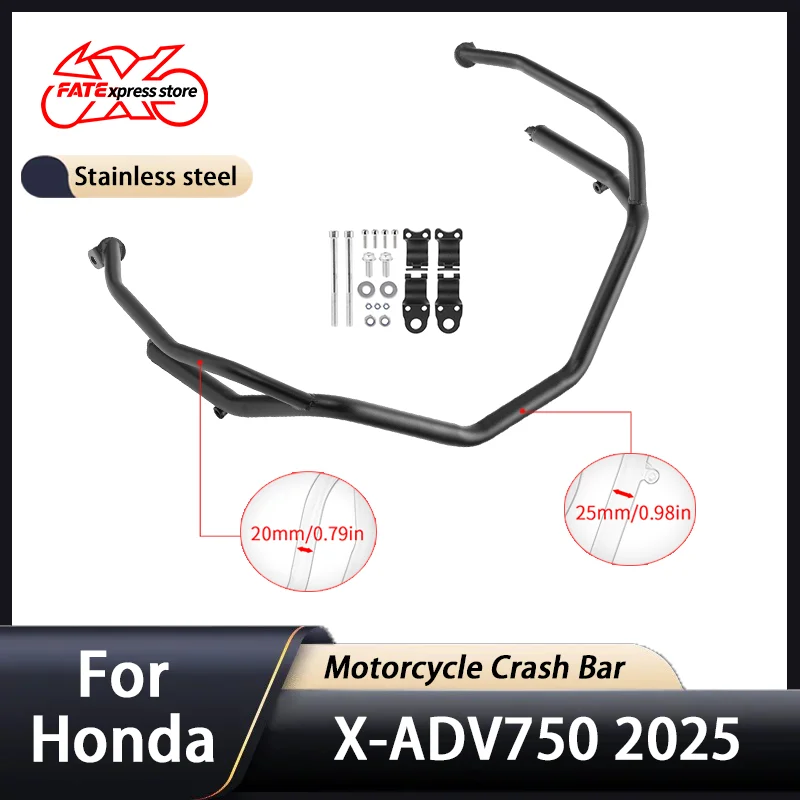 For XADV750 Upper Crash Bar Engine Guard For Honda X-ADV750 X-ADV XADV 750 Motorcycle Accessorie 2025 Stung Cage Stainless Steel
For XADV750 Upper Crash Bar Engine Guard For Honda X-ADV750 X-ADV XADV 750 Motorcycle Accessorie 2025 Stung Cage Stainless Steel