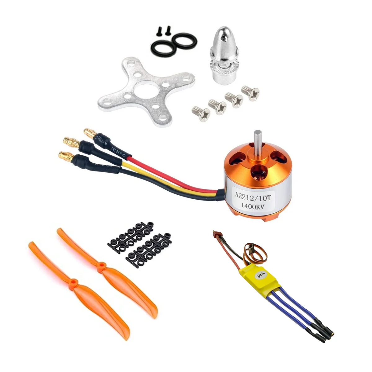 Мотор IINBD-2212 1400KV + 30A ESC + пропеллер 8060 + защита для радиоуправляемого квадрокоптера
Мотор IINBD-2212 1400KV + 30A ESC + пропеллер 8060 + защита для радиоуправляемого квадрокоптера