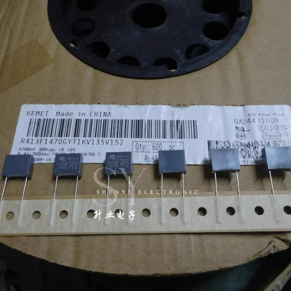 20PCS AV R413F1470GYT 0.0047uf/300VAC 4.7nf 4700pf 4n7 472 Brand new 10mm film capacitor
20PCS AV R413F1470GYT 0.0047uf/300VAC 4.7nf 4700pf 4n7 472 Brand new 10mm film capacitor