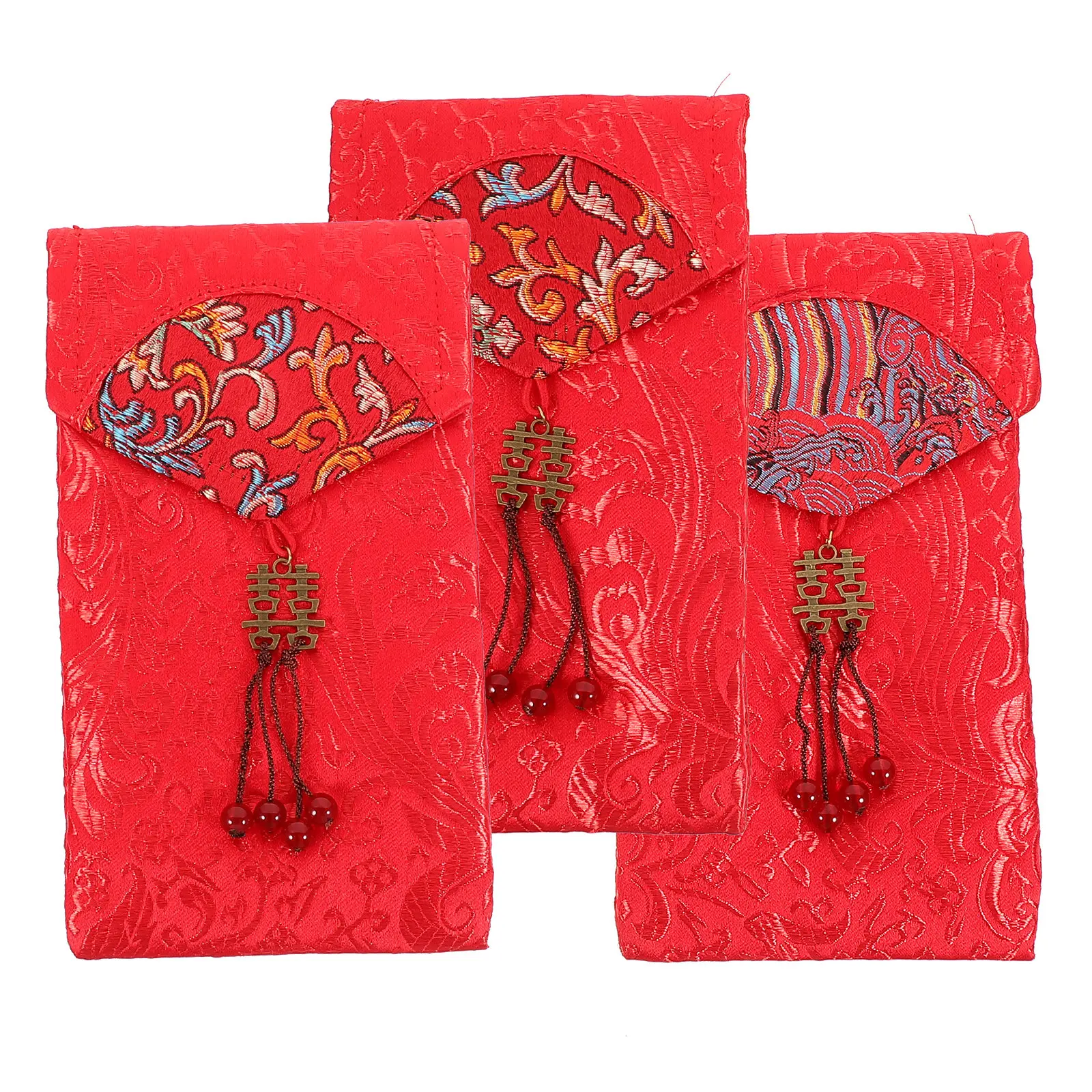 3Pcs Embroidered Red Envelopes Spring Festival Red Packets Chinese Style Money Bags for Chinese New Year Wedding Party Gifts
3Pcs Embroidered Red Envelopes Spring Festival Red Packets Chinese Style Money Bags for Chinese New Year Wedding Party Gifts