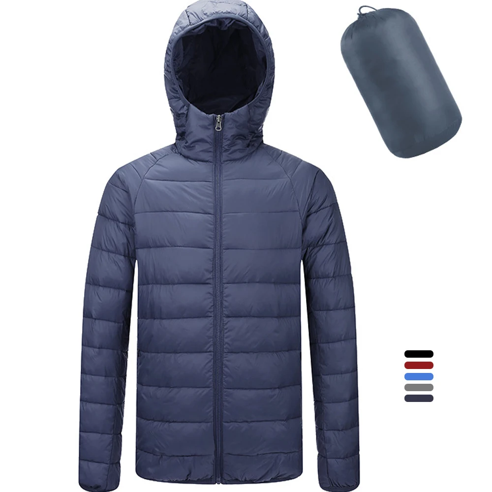 Lightweight Hooded Jacket Men Cotton Padded Winter Thermal Coats Warm Zip Pocket Parkas Fashion Casual Quilted Outwear Tops 2023
Lightweight Hooded Jacket Men Cotton Padded Winter Thermal Coats Warm Zip Pocket Parkas Fashion Casual Quilted Outwear Tops 2023