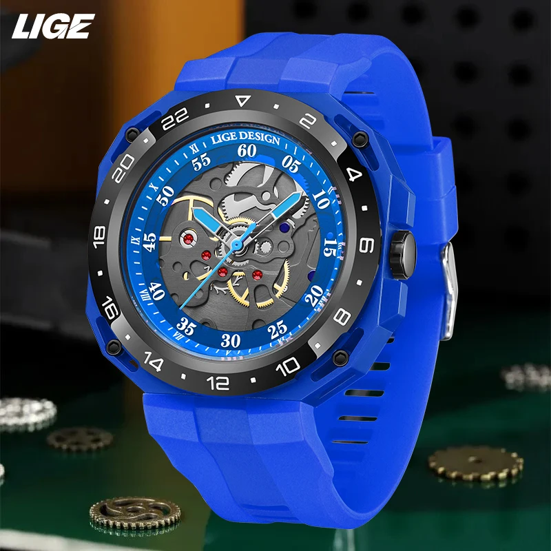 LIGE Fashion Luxury Quartz Man Watch Casual Sport Simple Military Silicone Watches for Men Waterproof Chronograph Luminous Clock
LIGE Fashion Luxury Quartz Man Watch Casual Sport Simple Military Silicone Watches for Men Waterproof Chronograph Luminous Clock